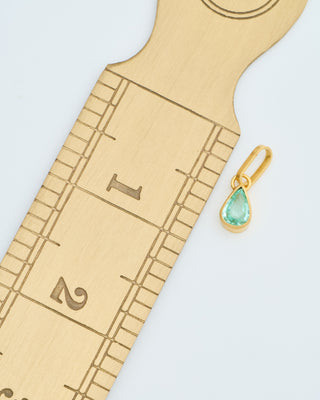 paraiba pear pendant