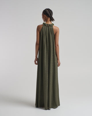 parc silk jacquard dress