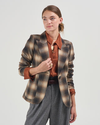 patch pocket duchess blazer