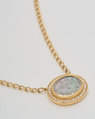 pavé star caspian necklace