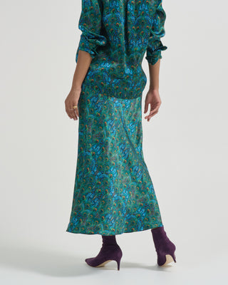 peacock manor slip skirt