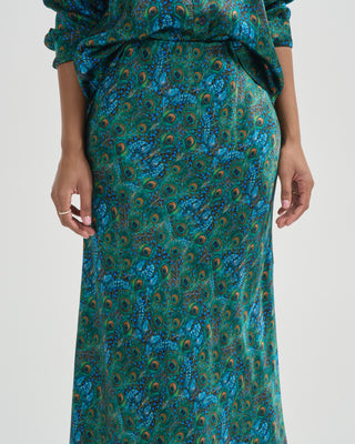 peacock manor slip skirt