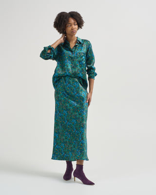 peacock manor slip skirt