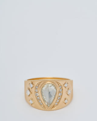 pear diamond ring