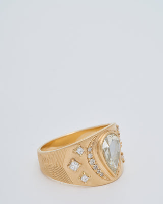 pear diamond ring