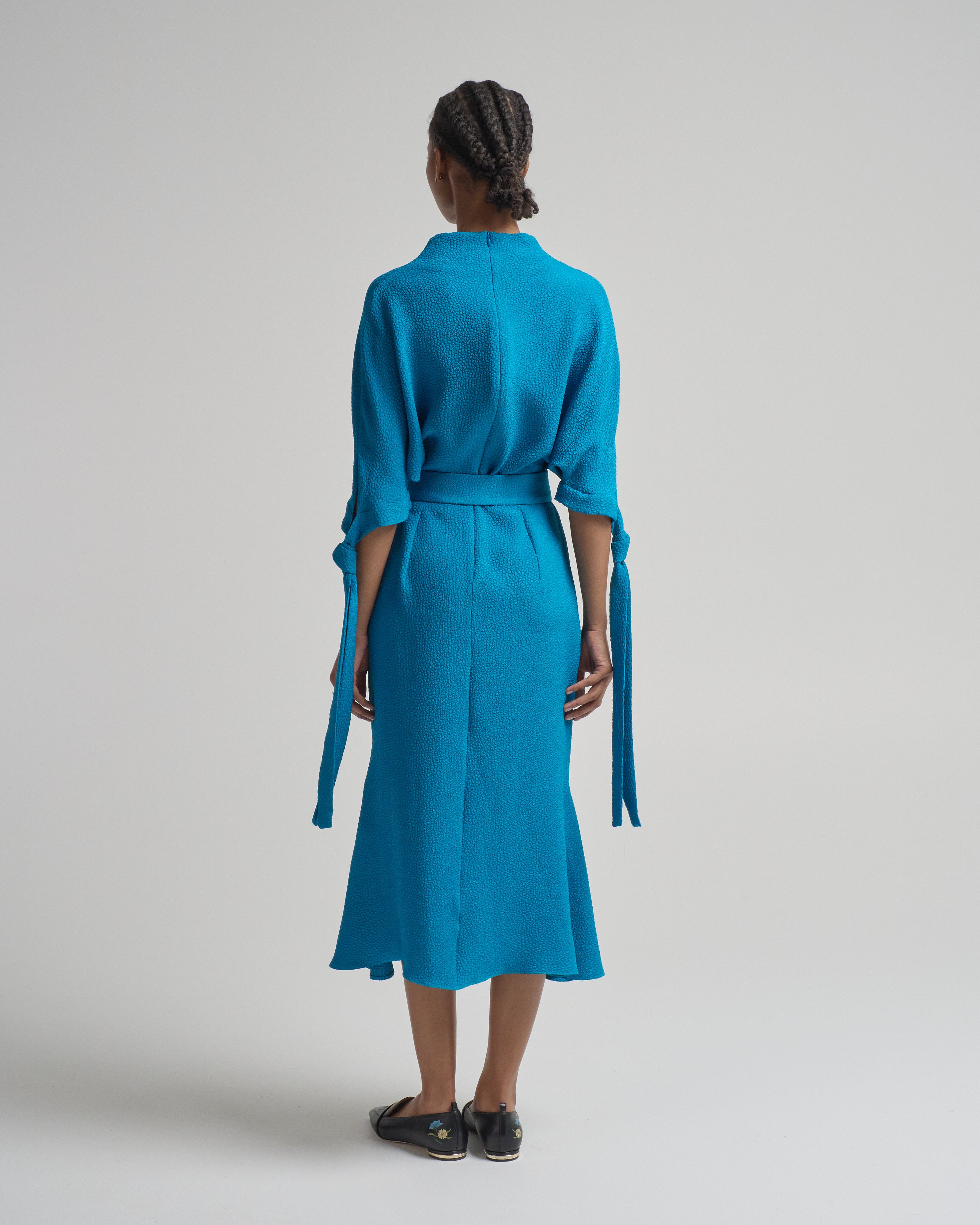 Edeline Lee Pedernal Dress Laguna Bubble