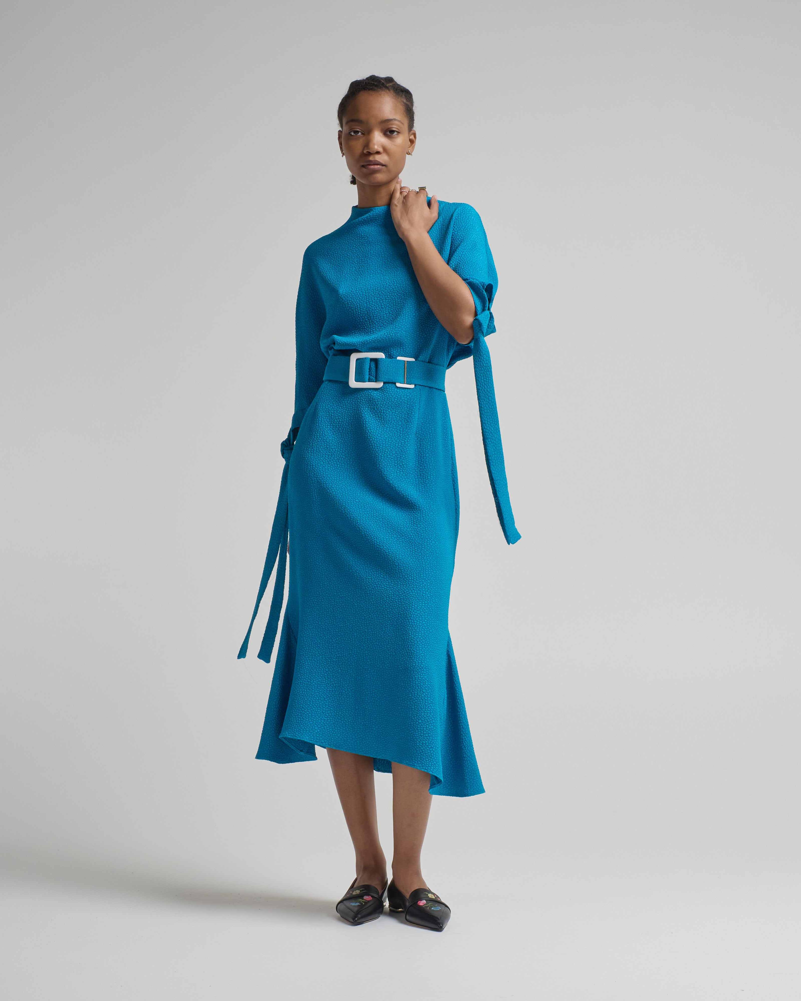 edeline lee green dress Hermie Silky Satin Maxi Dress Forest Green | Wedding Guest Dress | Maxi main image 1