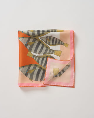 petite camouflage square silk scarf