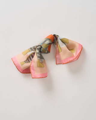 petite camouflage square silk scarf