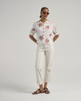 peyton strawberry dot shirt