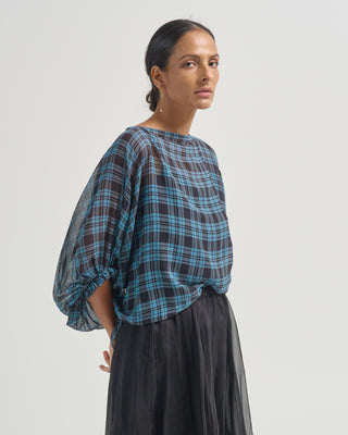 plaid top