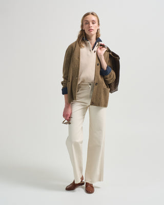 pocket ribbed cardigan
