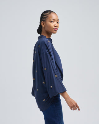 poet casino night blouse