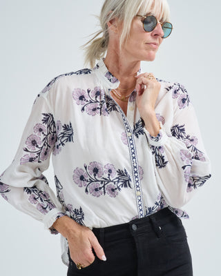 poet heron flower shirt