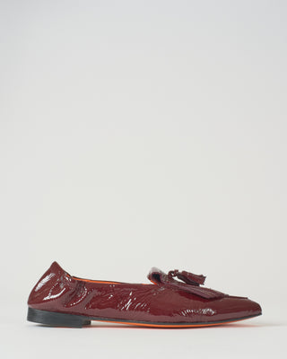 pointed toe flat kiltie w/tassle