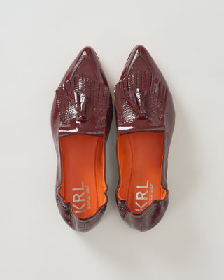 pointed toe flat kiltie w/tassle