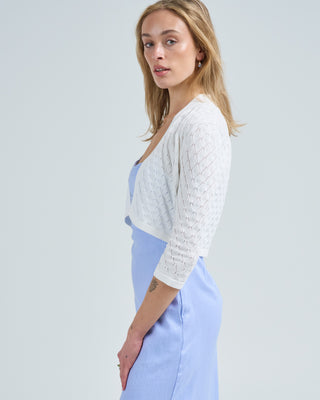 pointelle bolero