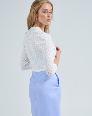 pointelle bolero