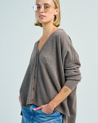 pointelle cardigan