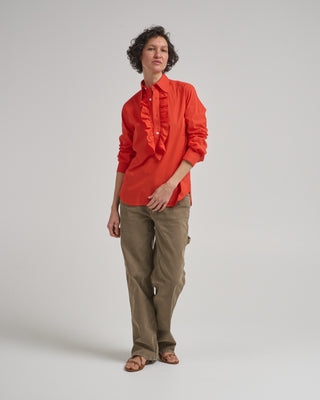 polo ruffle dandy shirt