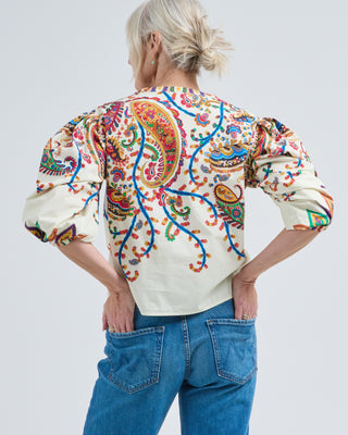 puff sleeve boxy fit top