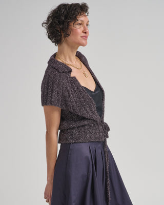 puff sleeve cardigan