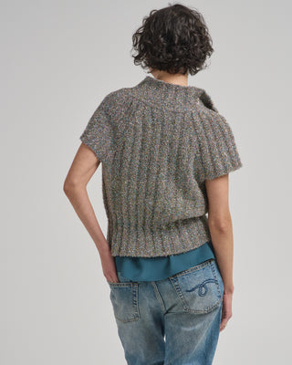 puff sleeve cardigan