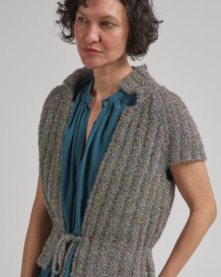 puff sleeve cardigan