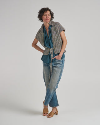 puff sleeve cardigan