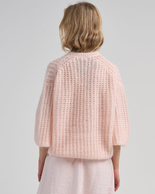puffed knit sweater