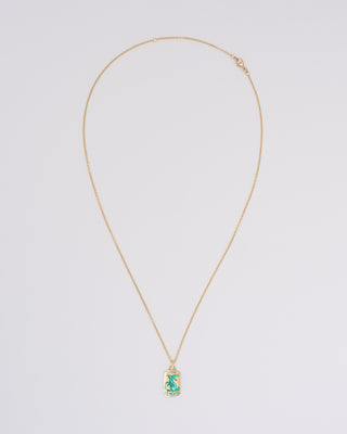 rabbit and carrot pendant necklace