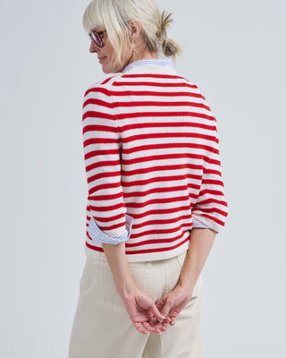 rd long sleeve crew neck striped sweater