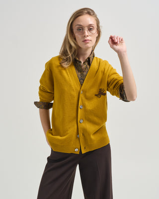 relaxed cashmere cardigan