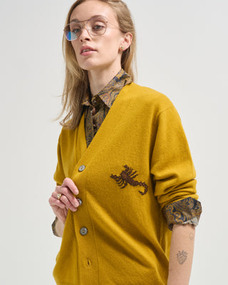 relaxed cashmere cardigan