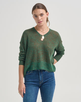 relaxed v neck sweater