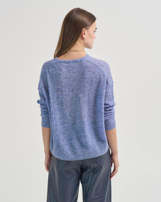 relaxed v neck sweater