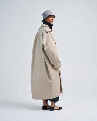 reversible cuffed trench