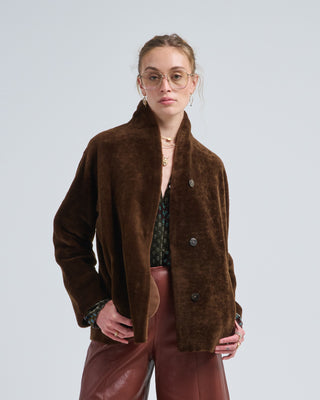 reversible shearling celtique jacket