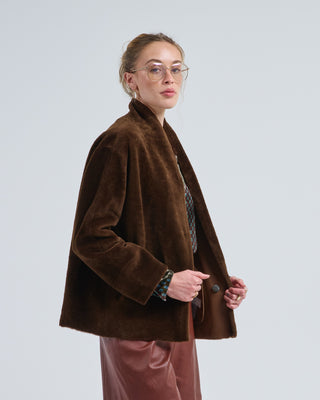 reversible shearling celtique jacket