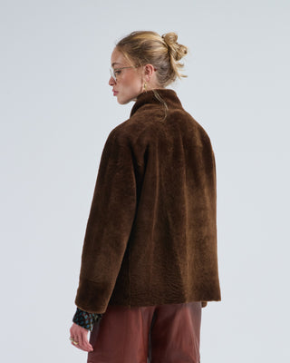 reversible shearling celtique jacket