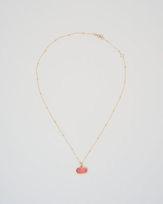 rhodochrosite delaunay necklace