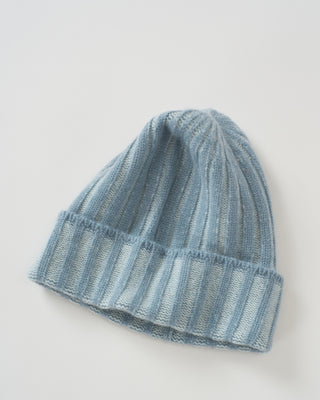 ribbed contrast beanie