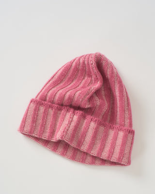 ribbed contrast beanie