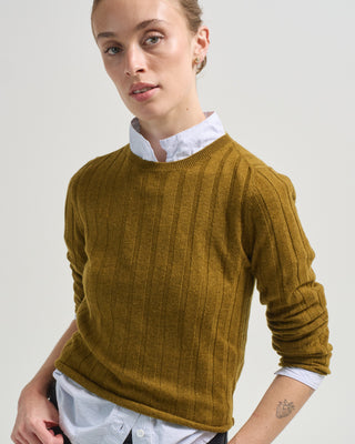 ribbed long sleeve sweater
