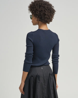 ribbed sweater crewneck pullover