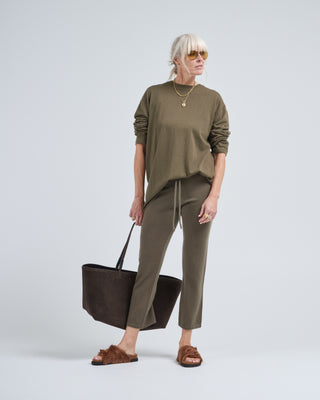 rock cotton cashmere long sleeve crewneck