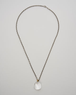 rock crystal pendant necklace