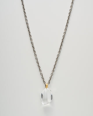 rock crystal pendant necklace