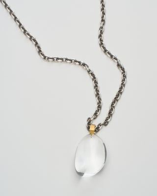 rock crystal pendant necklace