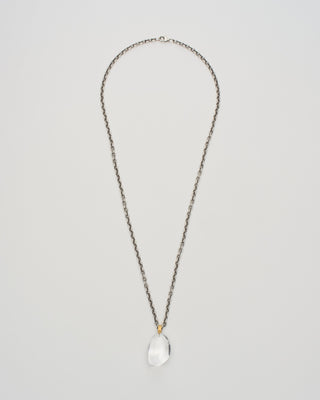 rock crystal pendant necklace